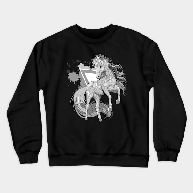 Unicorn Lover Crewneck Sweatshirt by Creation Cartoon